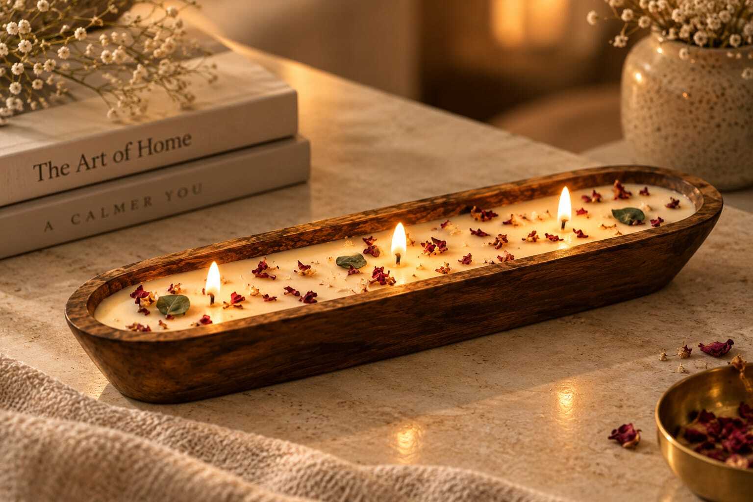 Grand Boat Candle - View 1